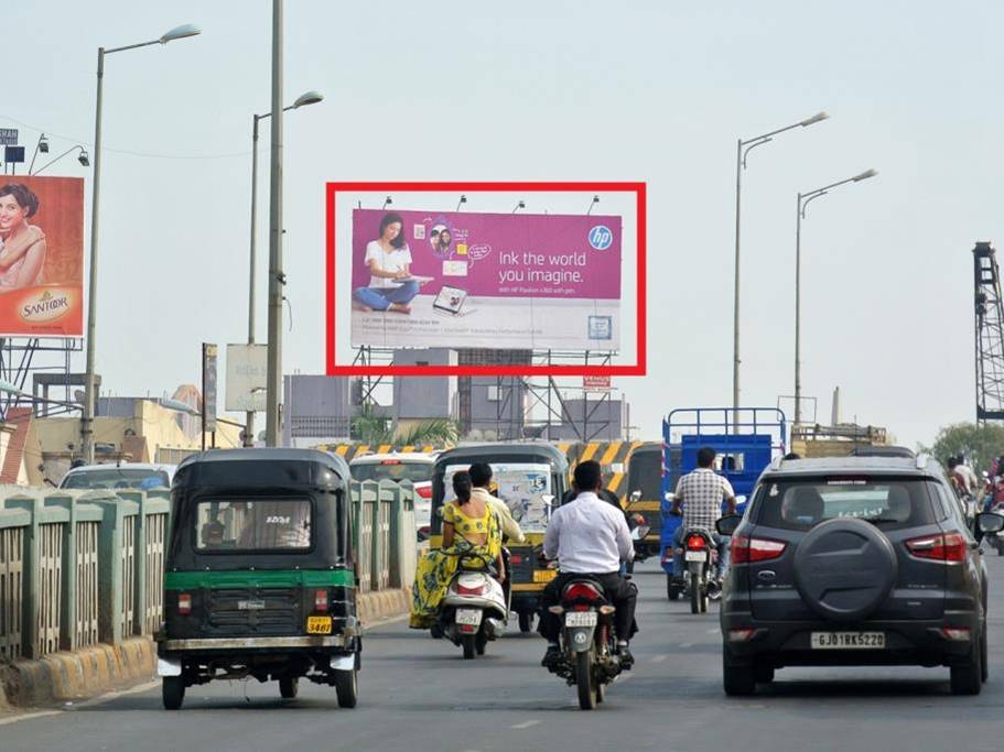 Billboard - Sardar Bridge, Surat, Gujarat