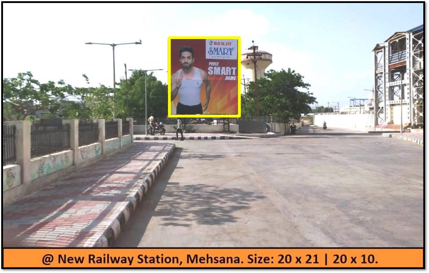Billboard - Railway Station, Mehsana, Gujarat