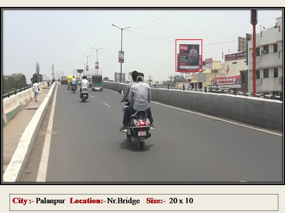 Billboard - Highway Bridge, Palanpur, Gujarat