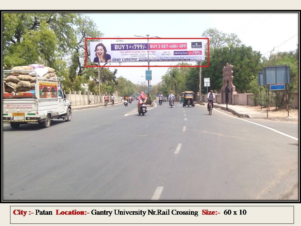 Gantry - Nr Rail Crosssing, Patan, Gujarat