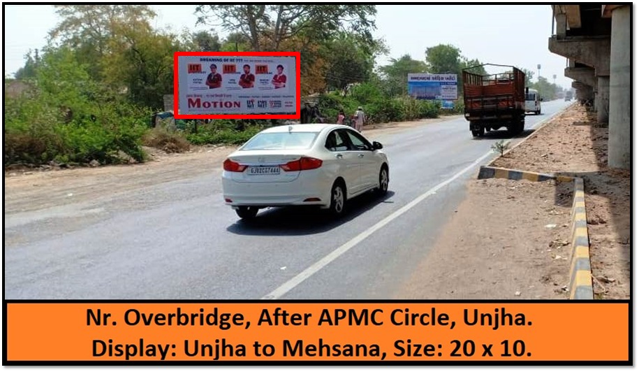 Billboard - Nr overbridge, Unjha, Gujarat