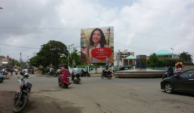 Billboard - Indira Statue, Anand, Gujarat