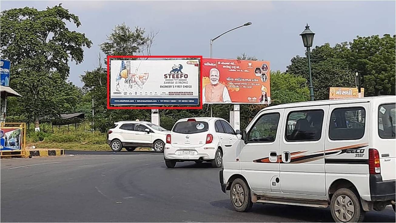 Unipole - Raksha Shakti Circle, Gandhinagar, Gujarat