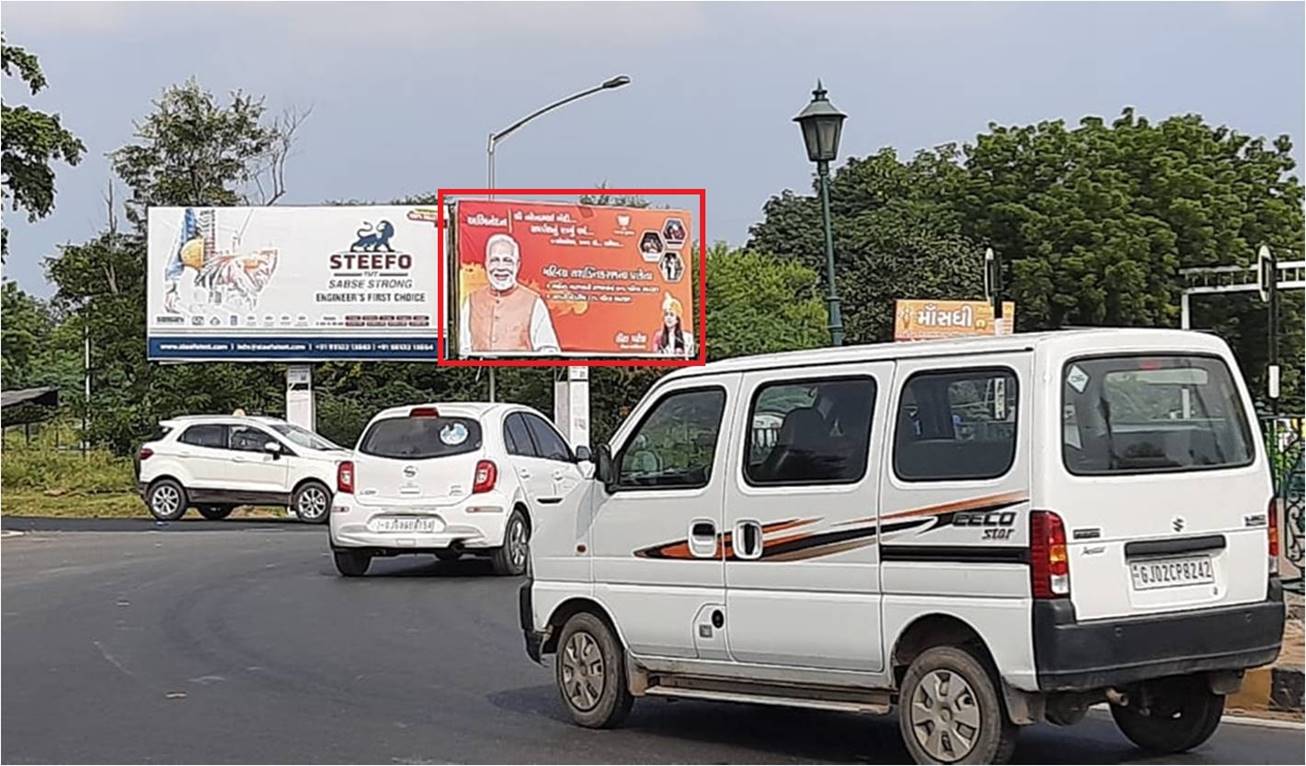 Unipole - Raksha Shakti Circle, Gandhinagar, Gujarat