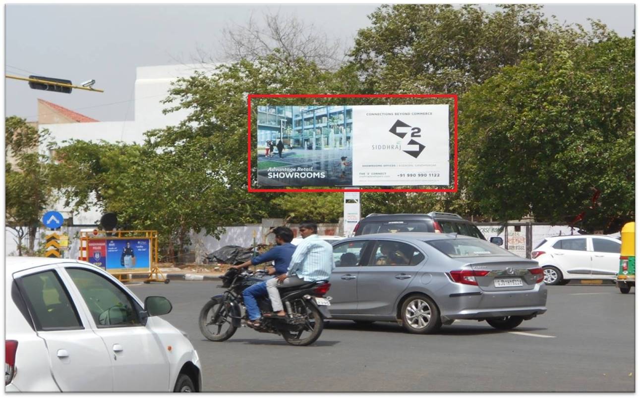 Unipole - Gha-5 Ravi Sankar Maharaj Circle, Gandhinagar, Gujarat