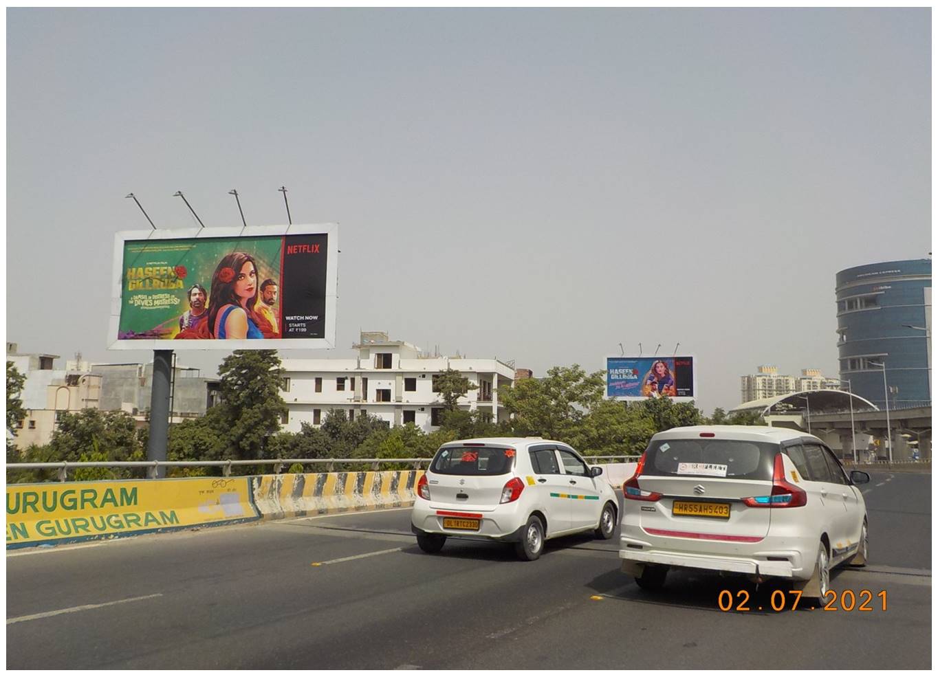 Unipole -Cyber City Flyover, Gurgaon, Haryana