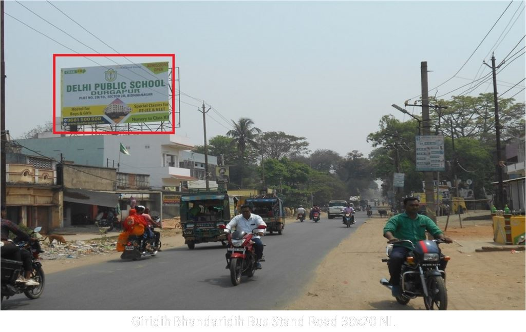 Hoarding-A, Jharkhand, Giridih Bhandaridih Bus Stand Road