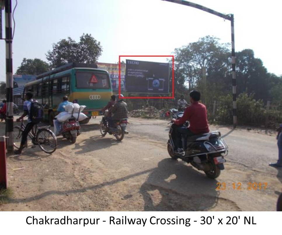 Billboard - Railway Crossing, Chakradharpur, Jharkhand