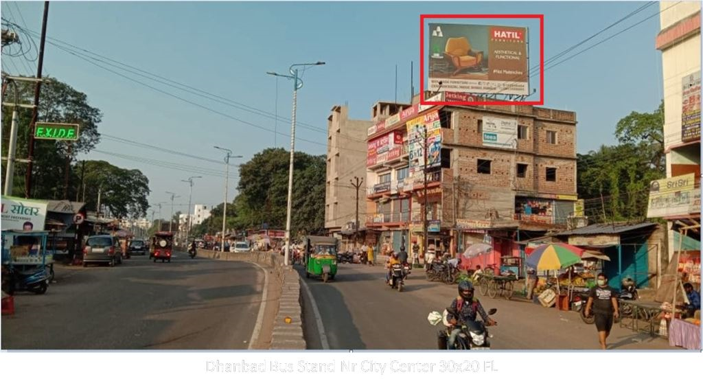 Hoarding-A, Jharkhand, Dhanbad Bus Stand Nr City Center