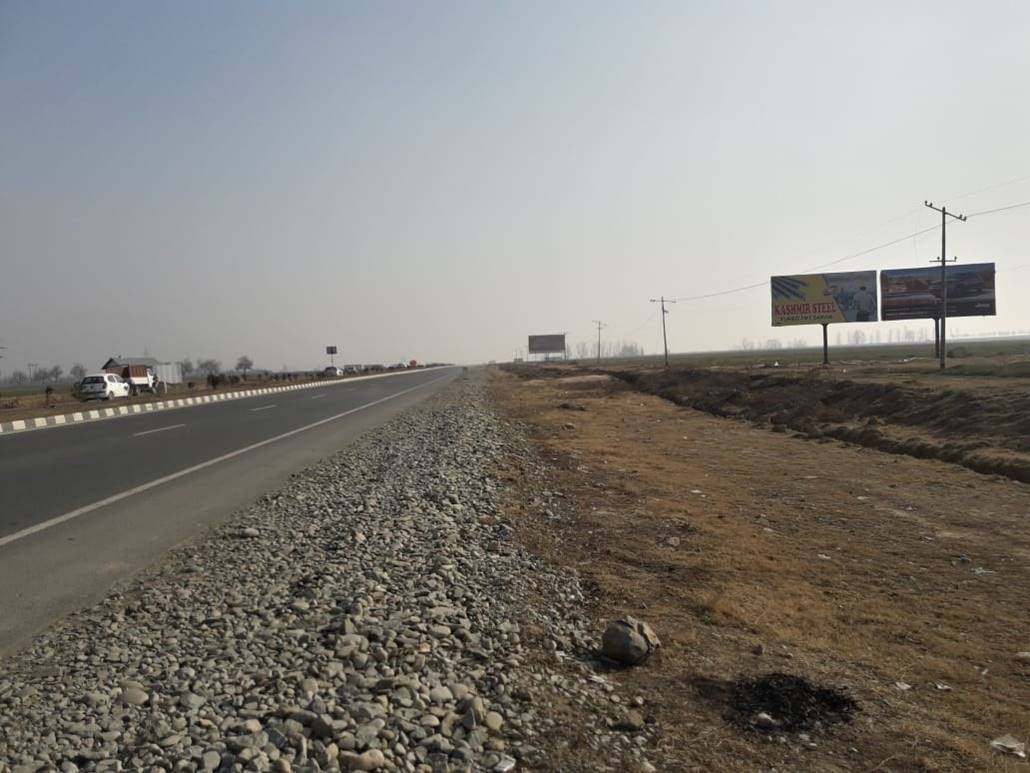 Billboard - safran land galanger,  SOUTH KASHMIR,  JAMMU AND KASHMIR