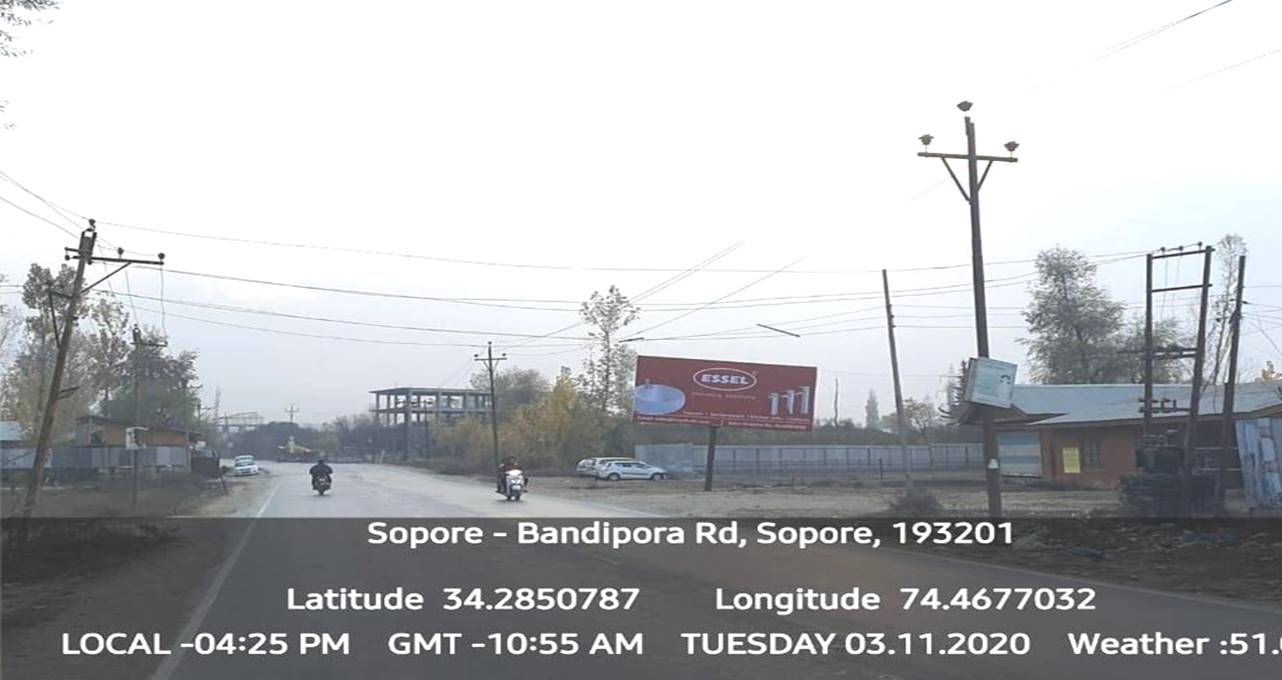 Billboard - SOPORE BARAMULLA EXIT,  Jammu and kashmir, JAMMU AND KASHMIR