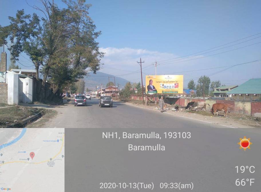 Billboard - KHAJA BAGH BARAMULLA EXIT,  Jammu and kashmir, JAMMU AND KASHMIR