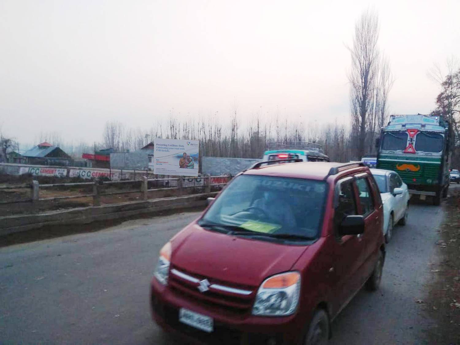 Billboard - Baramulla road,  Jammu and kashmir, JAMMU AND KASHMIR