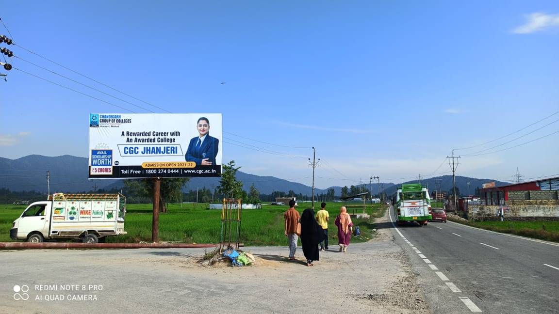 Billboard - KUPWARA BACK SIDE FACING KUP ARAMPORA,  Jammu and kashmir, JAMMU AND KASHMIR