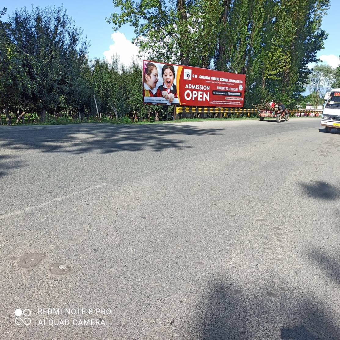 Billboard - CHOORA NHW BARAMULLA,  Jammu and kashmir, JAMMU AND KASHMIR