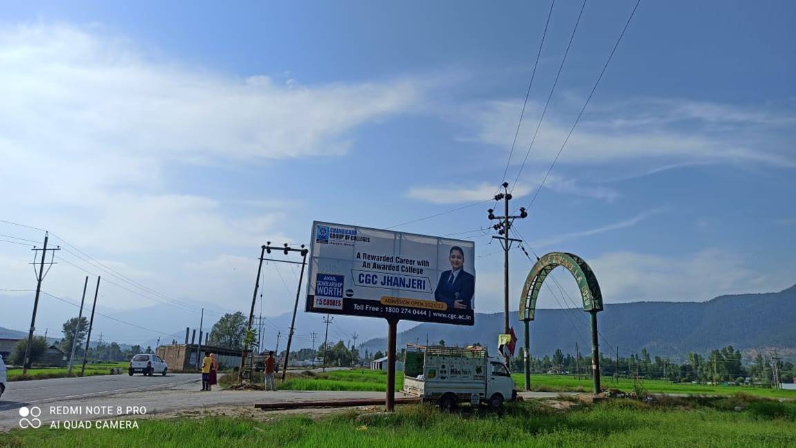 Billboard - Kupwara arampora,  Jammu and kashmir, JAMMU AND KASHMIR