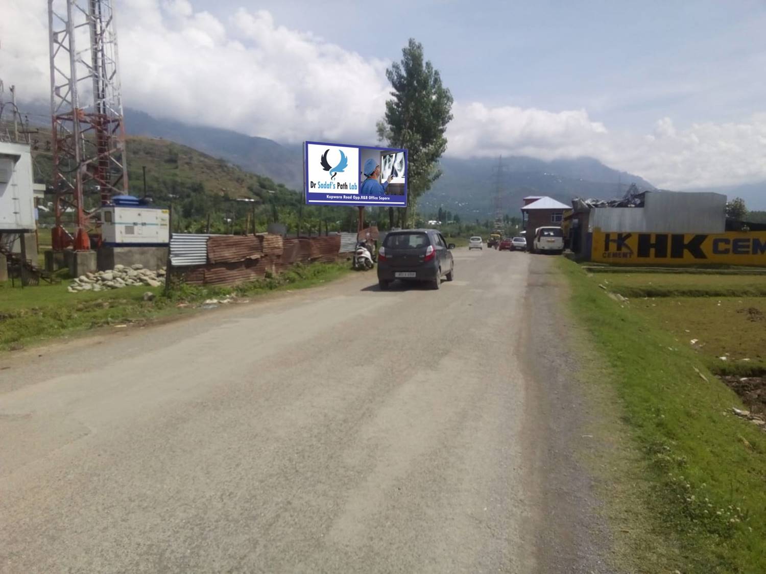 Billboard - Aloosa Bandipora Road,  Jammu and kashmir, JAMMU AND KASHMIR