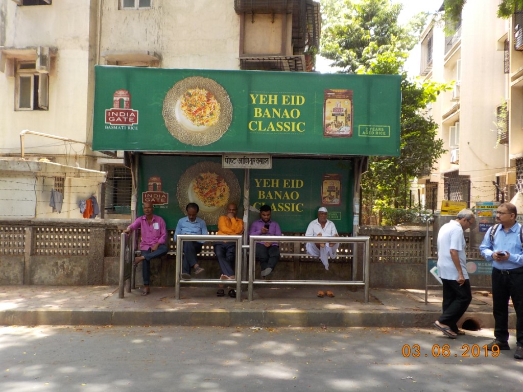 Bus Queue Shelter - - P & T Colony,   Mulund West,   Mumbai,   Maharashtra