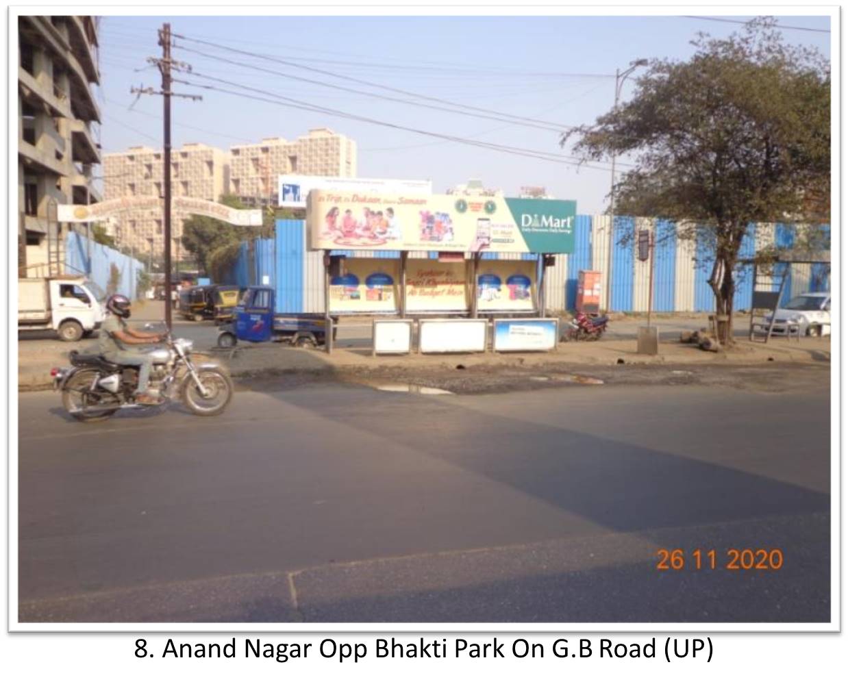 Bus Queue Shelter - - Anand Nagar Opp Bhakti Park On G.B Road (UP),   Thane,   Mumbai,   Maharashtra