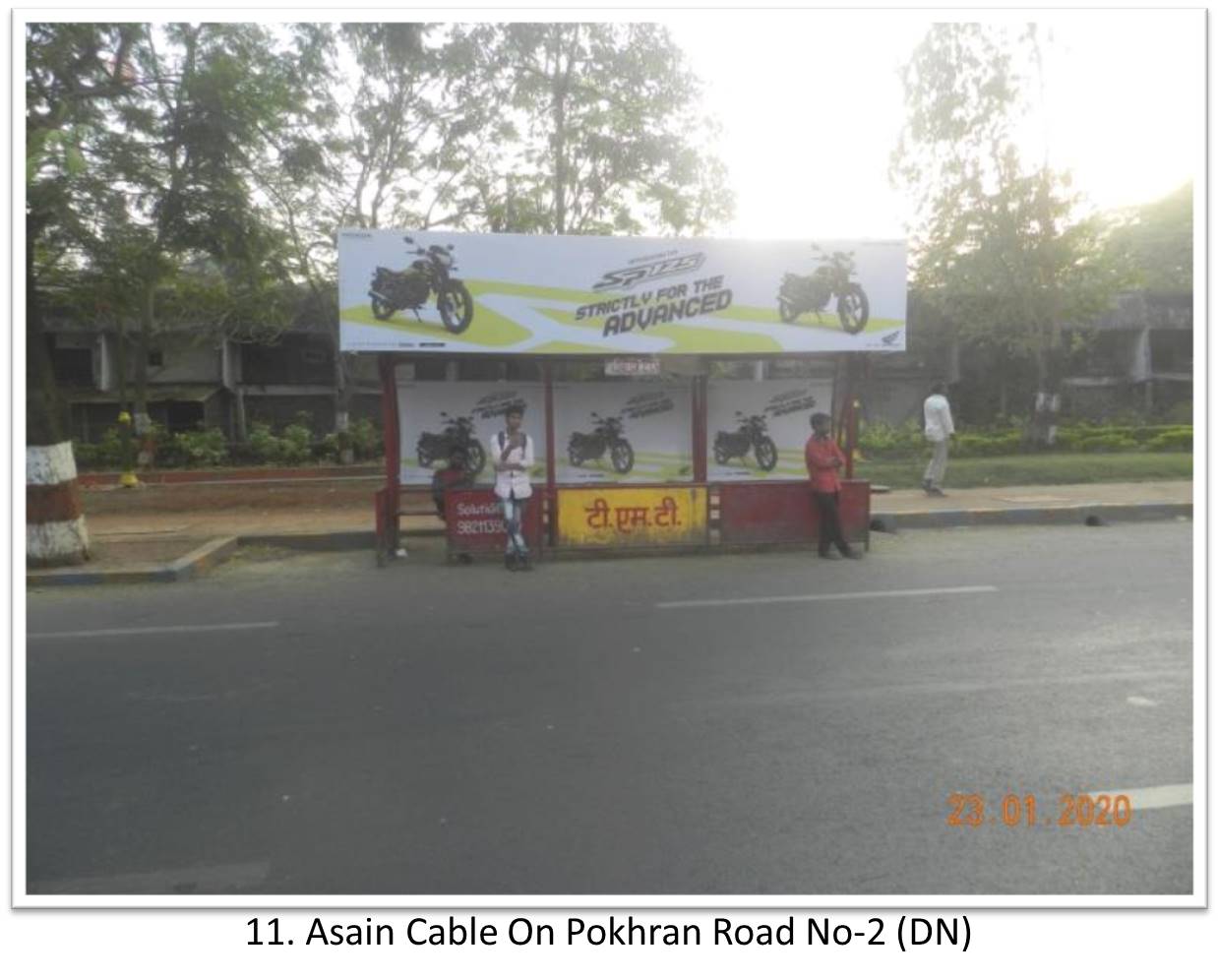 Bus Queue Shelter - - Asain Cable On Pokhran Road No-2 (DN),   Thane,   Mumbai,   Maharashtra