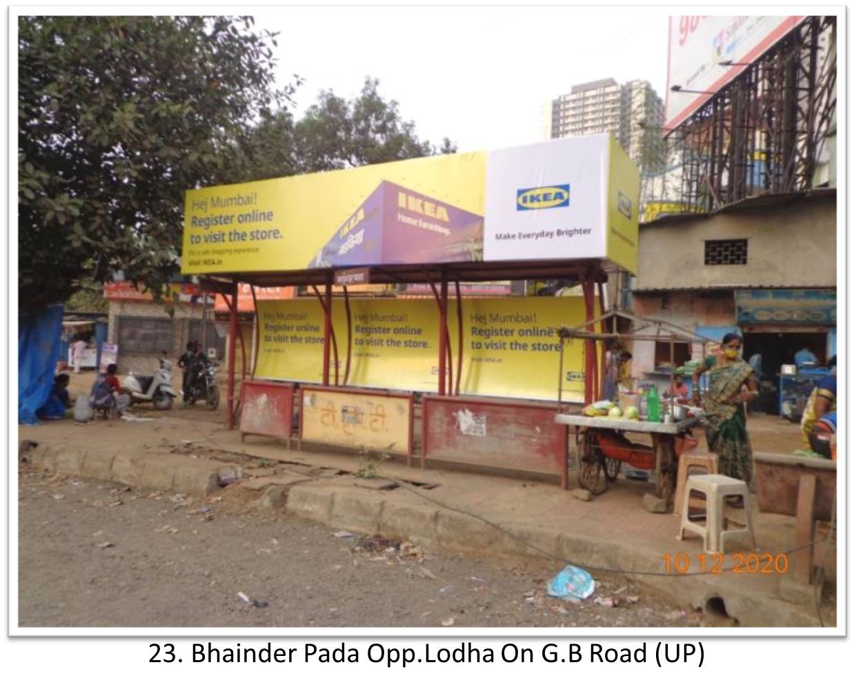 Bus Queue Shelter - - Bhainder Pada Opp.Lodha On G.B Road (UP),   Thane,   Mumbai,   Maharashtra