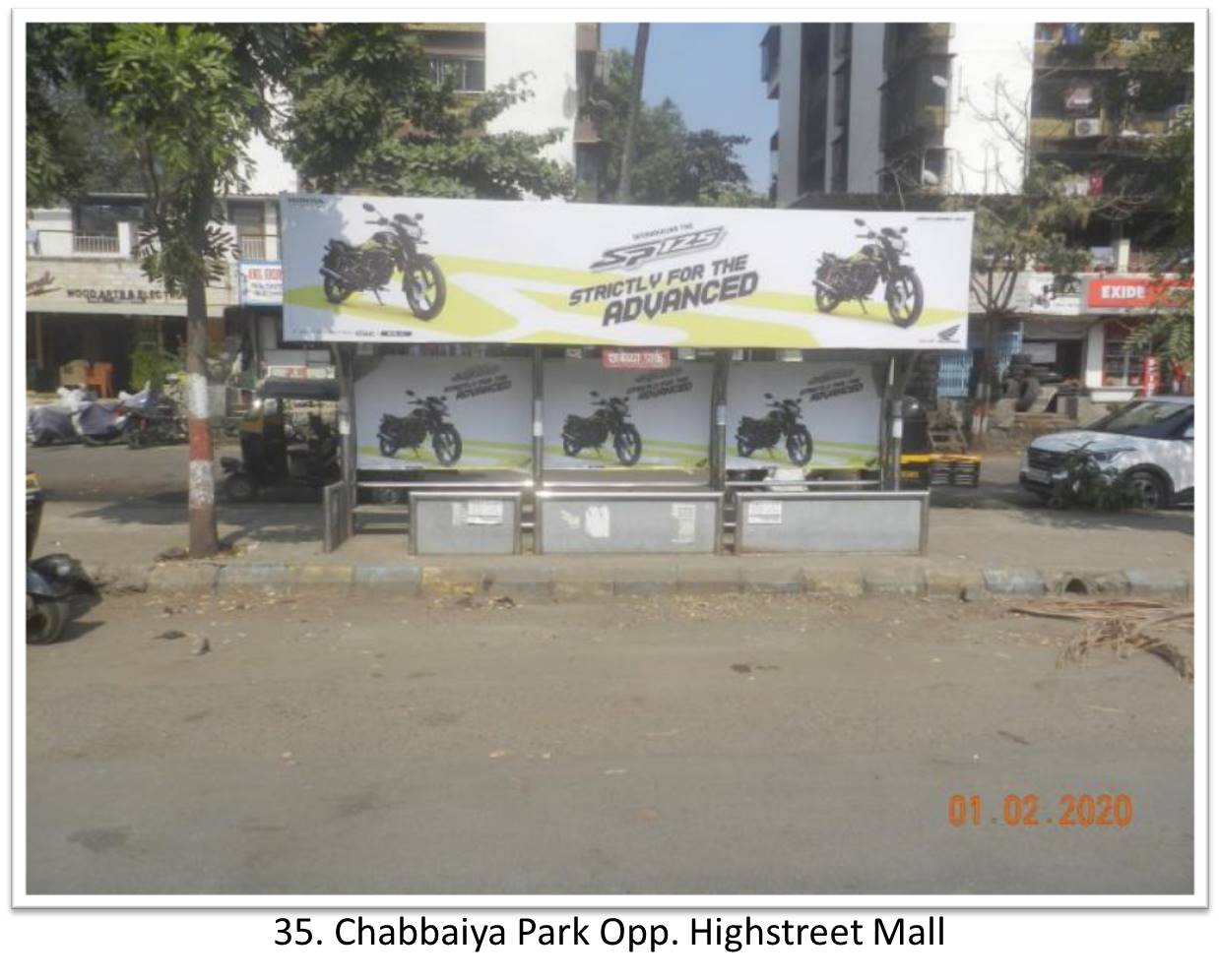 Bus Queue Shelter - - Chabbaiya Park Opp. Highstreet Mall,   Thane,   Mumbai,   Maharashtra