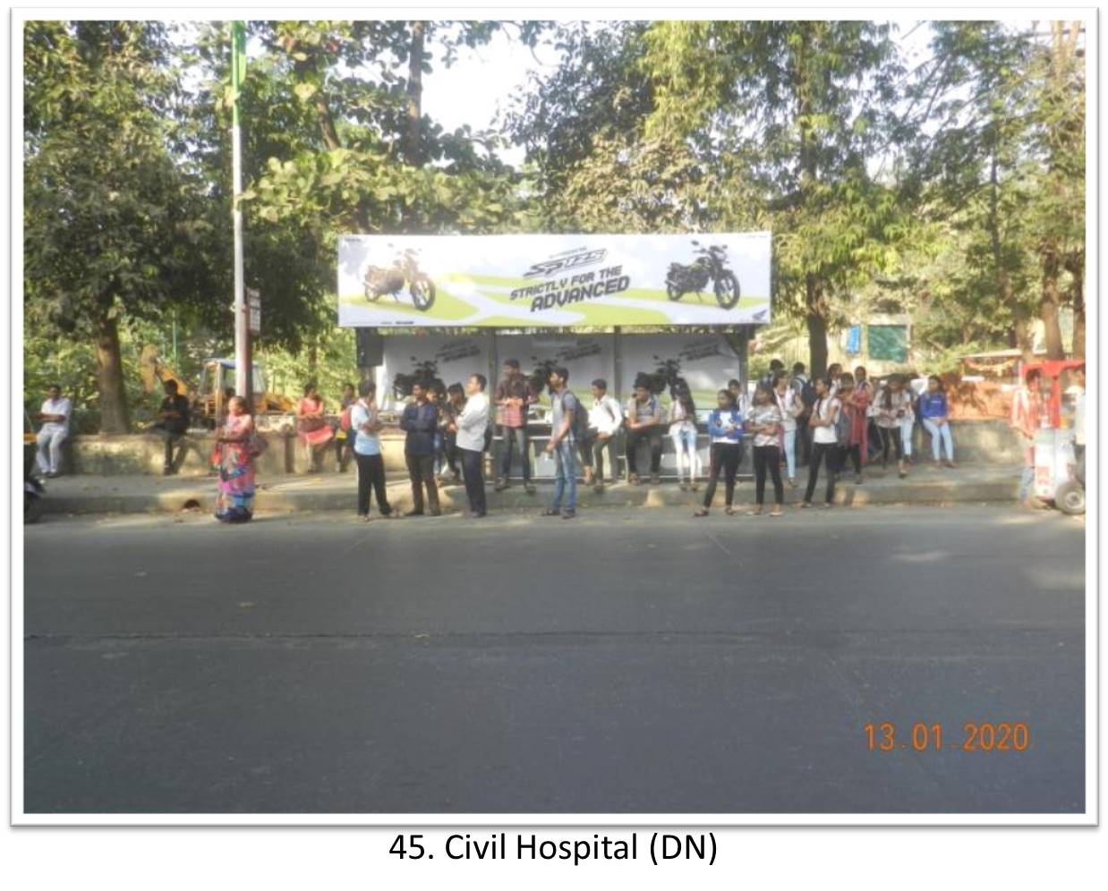 Bus Queue Shelter - - Civil Hospital (DN),   Thane,   Mumbai,   Maharashtra