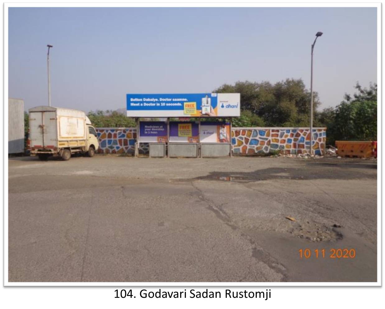 Bus Queue Shelter - - Godavari Sadan Rustomji,   Thane,   Mumbai,   Maharashtra