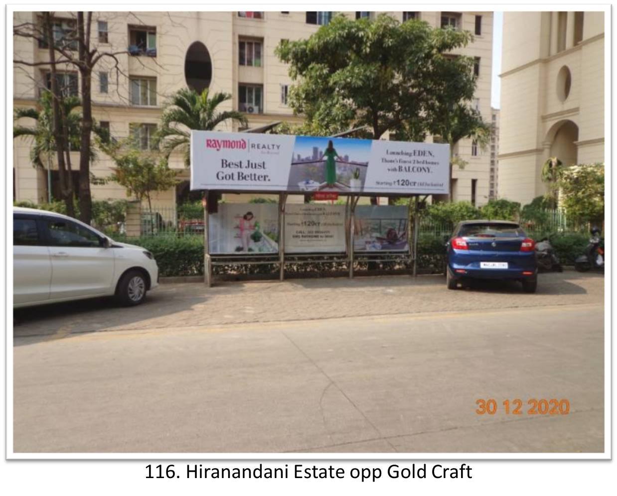 Bus Queue Shelter - - Hiranandani Estate opp Gold Craft,   Thane,   Mumbai,   Maharashtra