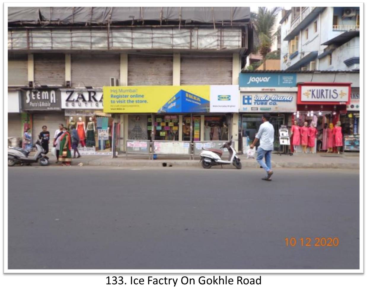 Bus Queue Shelter - - Ice Factry On Gokhle Road,   Thane,   Mumbai,   Maharashtra