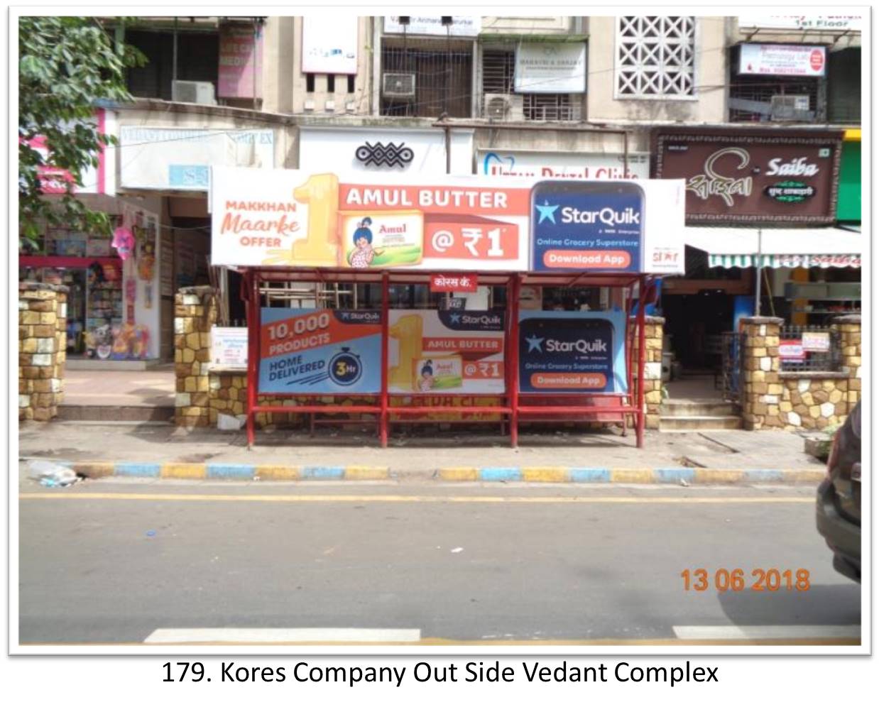 Bus Queue Shelter - - Kores Company Out Side Vedant Complex,   Thane,   Mumbai,   Maharashtra