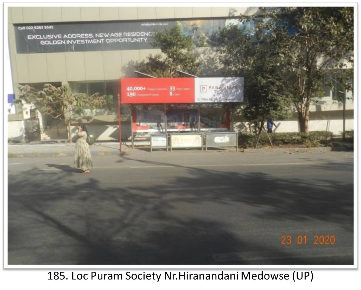 Bus Queue Shelter - - Loc Puram Society Nr.Hiranandani Medowse (UP),   Thane,   Mumbai,   Maharashtra