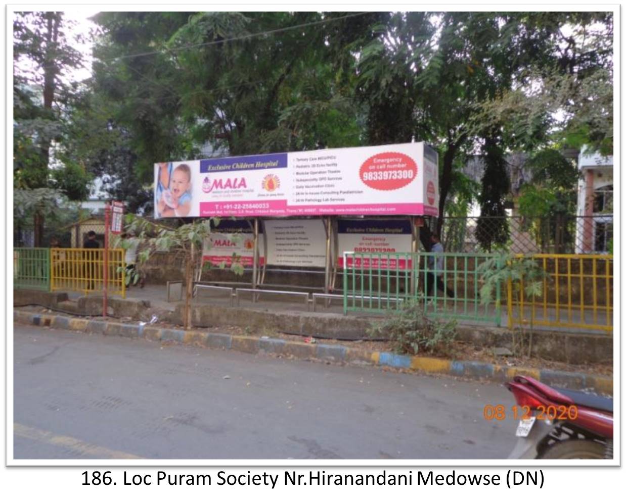 Bus Queue Shelter - - Loc Puram Society Nr.Hiranandani Medowse (DN),   Thane,   Mumbai,   Maharashtra