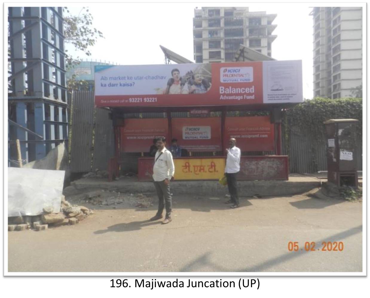 Bus Queue Shelter - - Majiwada Juncation (UP),   Thane,   Mumbai,   Maharashtra