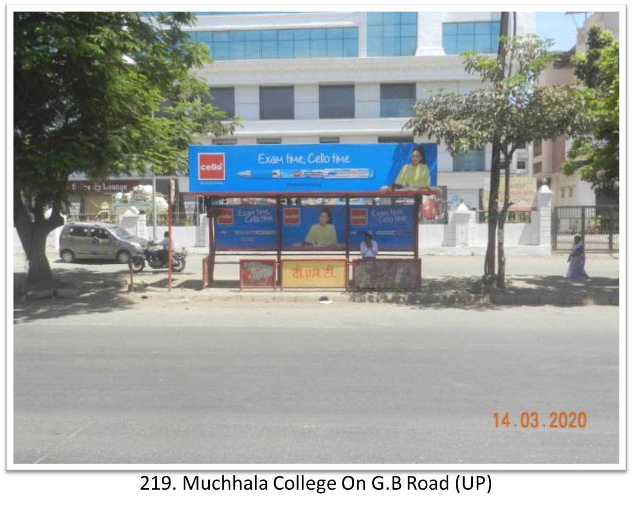 Bus Queue Shelter - - Muchhala College On G.B Road (UP),   Thane,   Mumbai,   Maharashtra