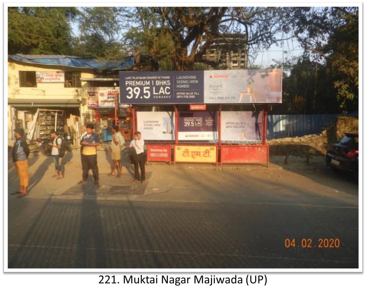 Bus Queue Shelter - - Muktai Nagar Majiwada (UP),   Thane,   Mumbai,   Maharashtra