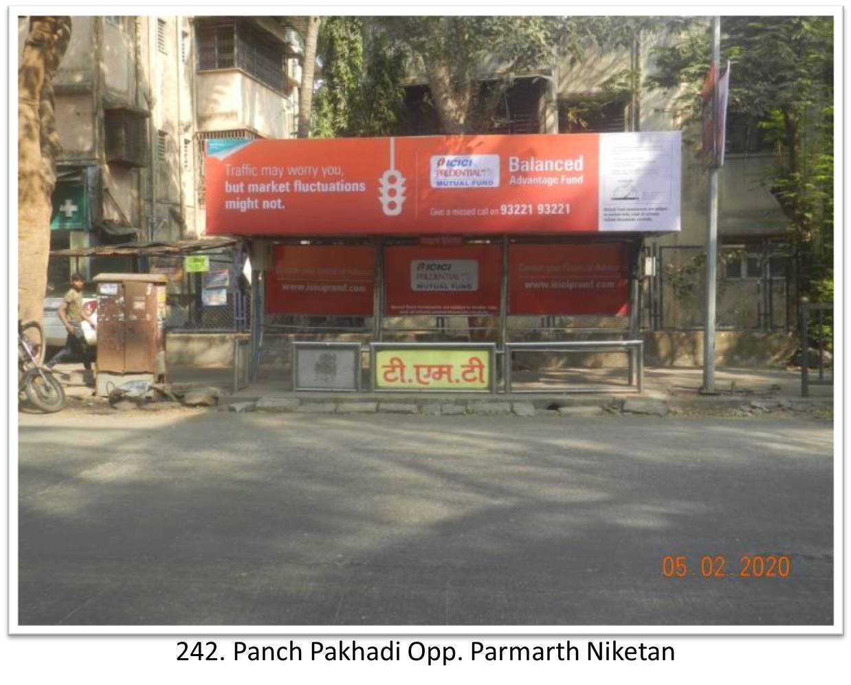 Bus Queue Shelter - - Panch Pakhadi Opp. Parmarth Niketan,   Thane,   Mumbai,   Maharashtra