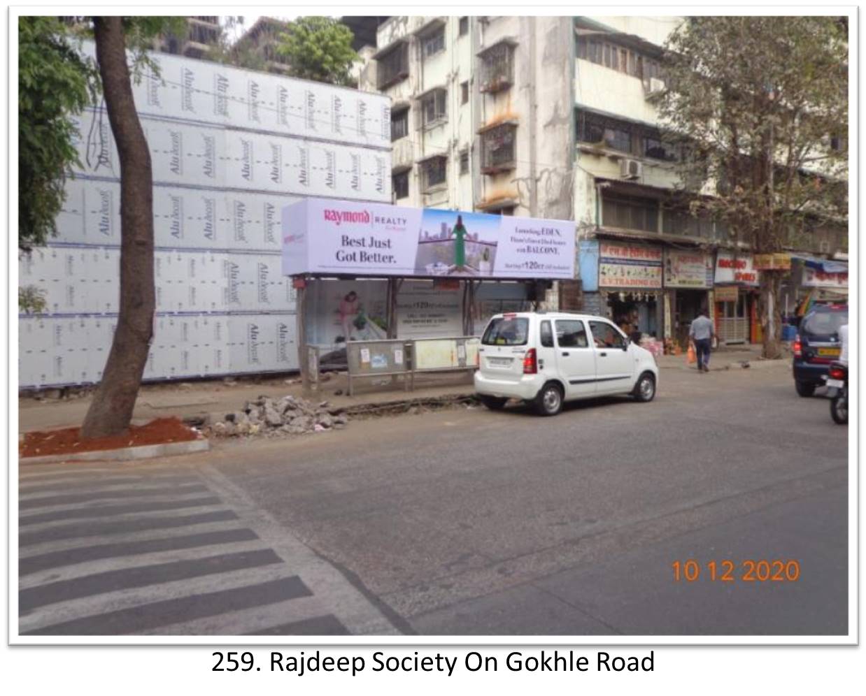 Bus Queue Shelter - - Rajdeep Society On Gokhle Road,   Thane,   Mumbai,   Maharashtra