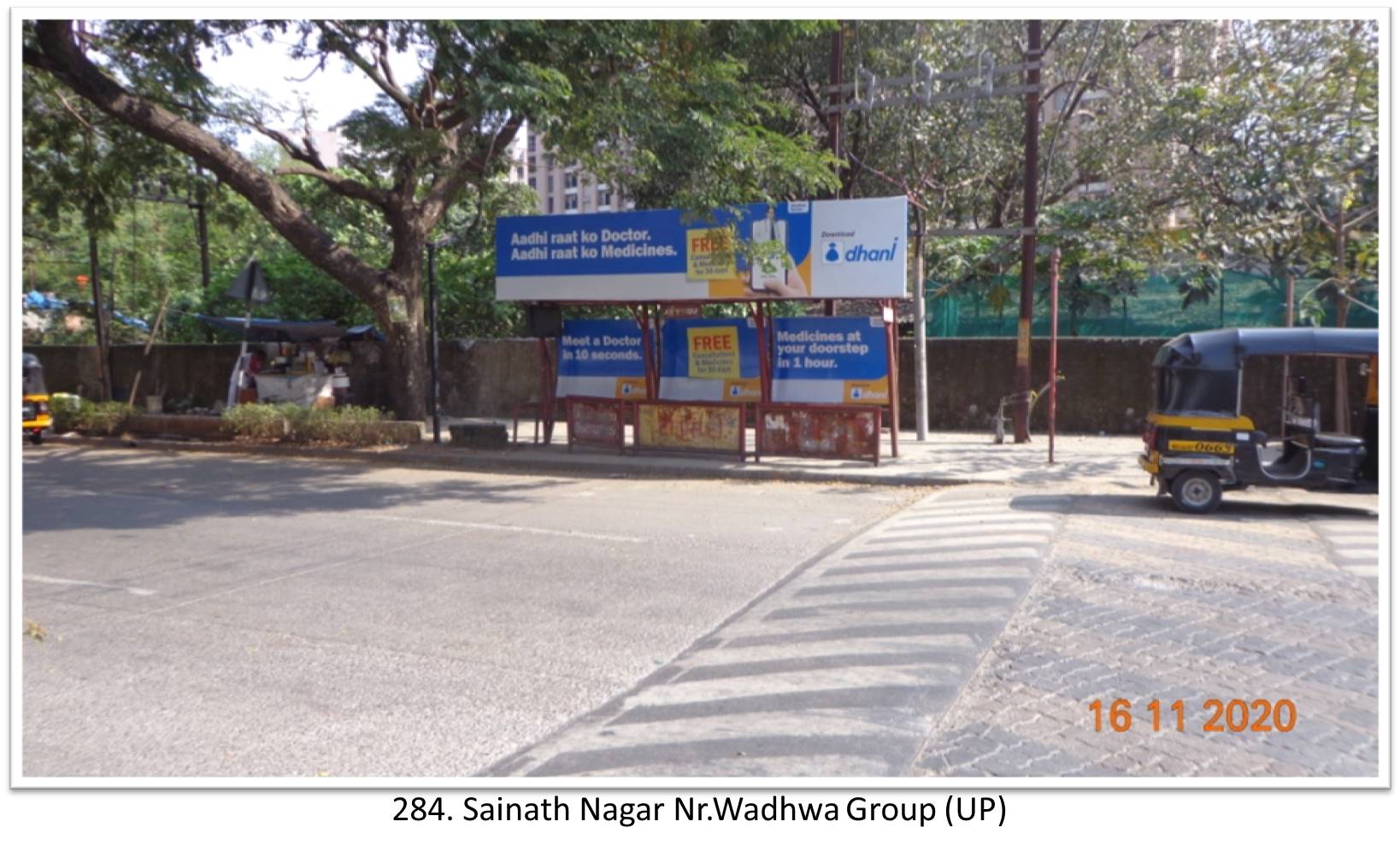 Bus Queue Shelter - - Sainath Nagar Nr.Wadhwa Group (UP),   Thane,   Mumbai,   Maharashtra