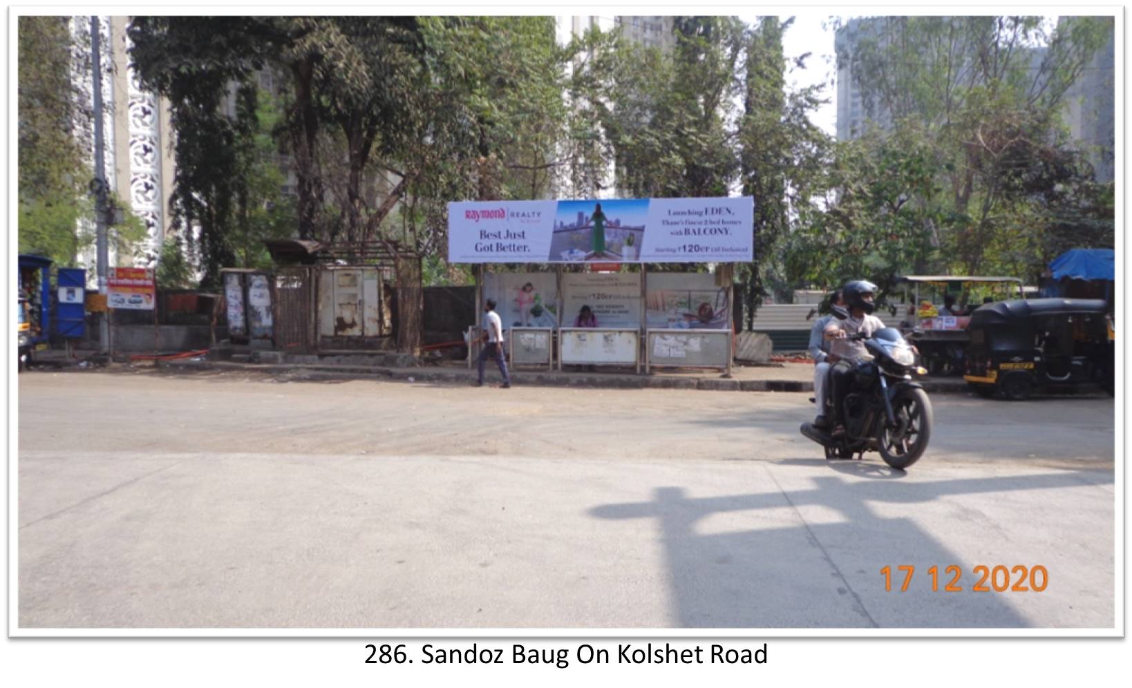 Bus Queue Shelter - - Sandoz Baug On Kolshet Road,   Thane,   Mumbai,   Maharashtra