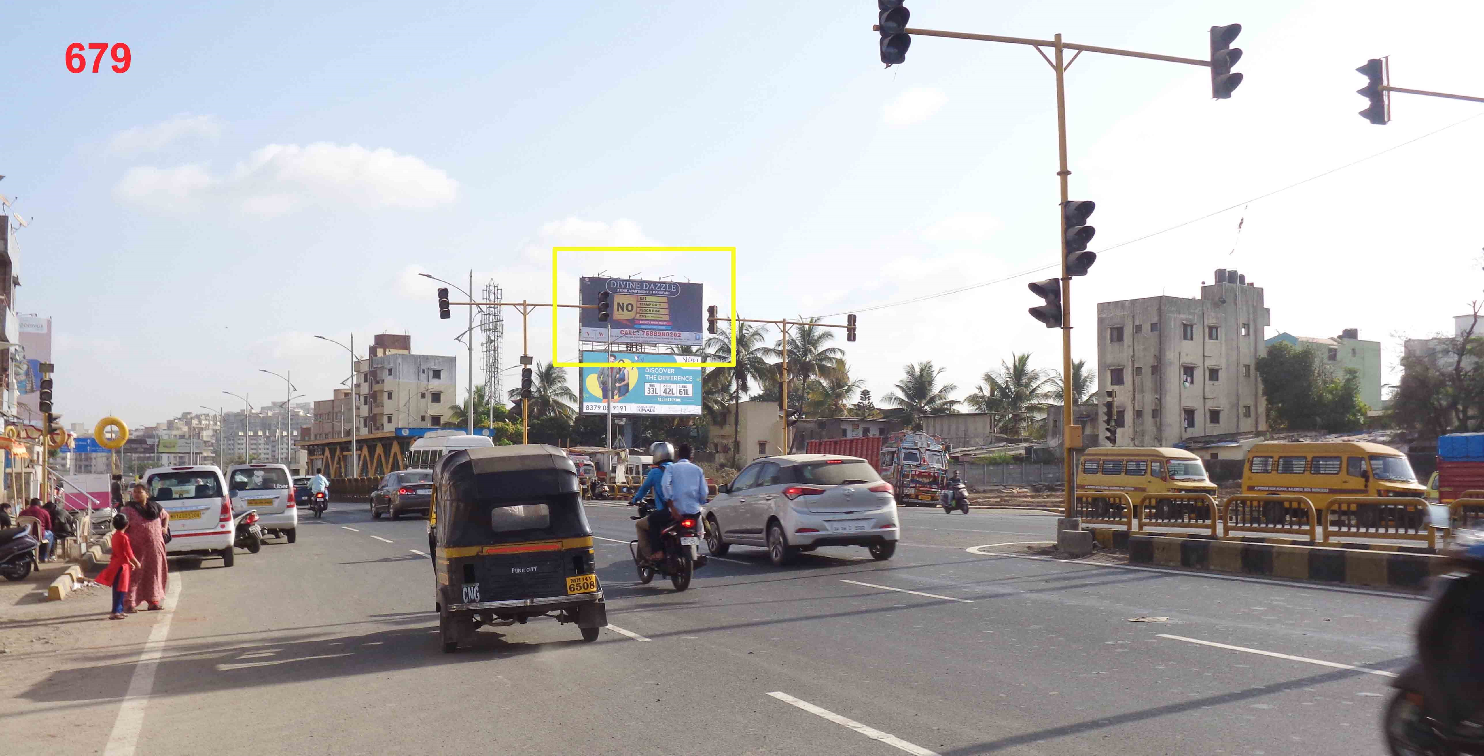 Hording - NEW KALEWADI – CHINCHWAD EMPIRE ESTATE BRIDGE RD, Pune, Maharashtra