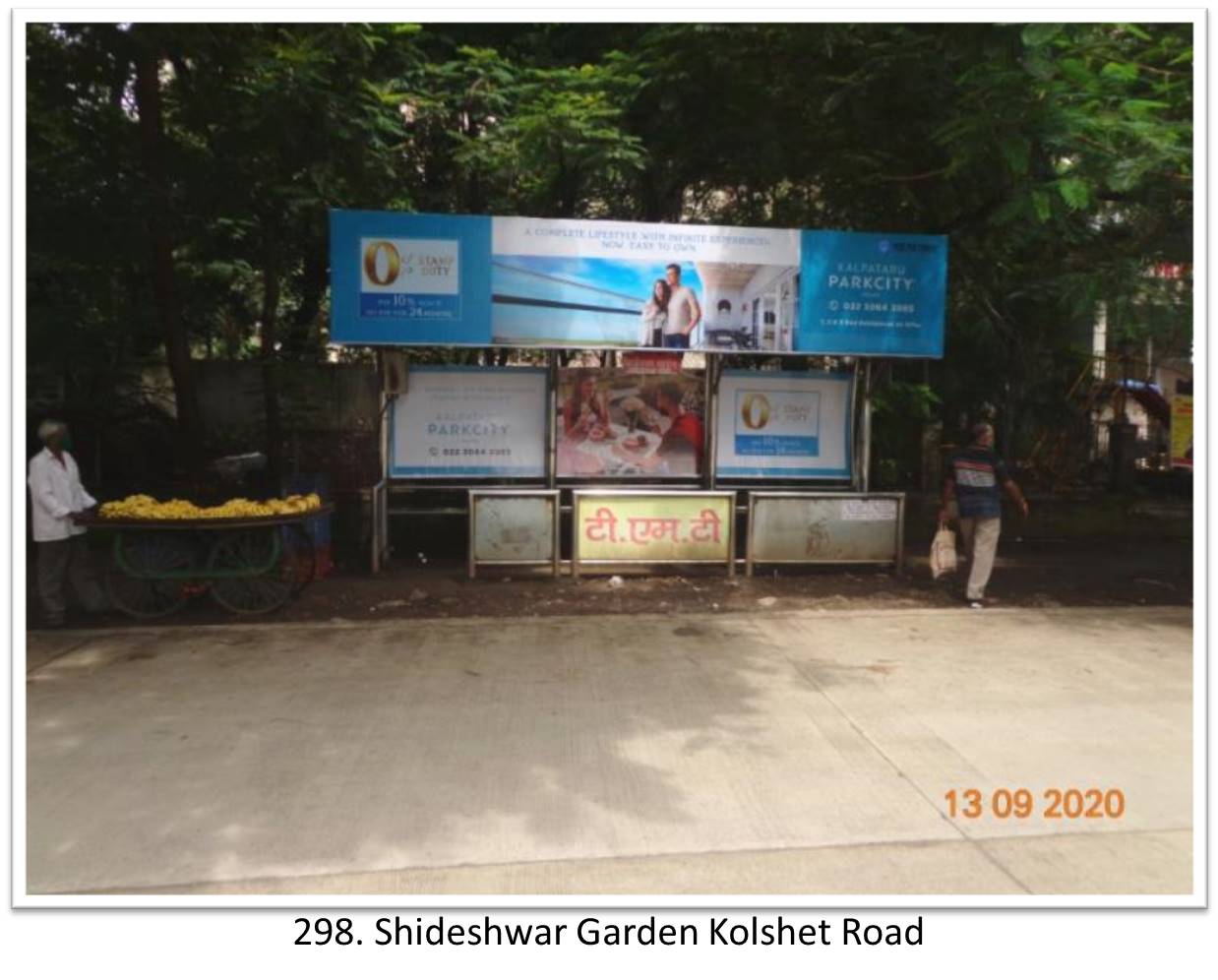 Bus Queue Shelter - - Shideshwar Garden Kolshet Road,   Thane,   Mumbai,   Maharashtra