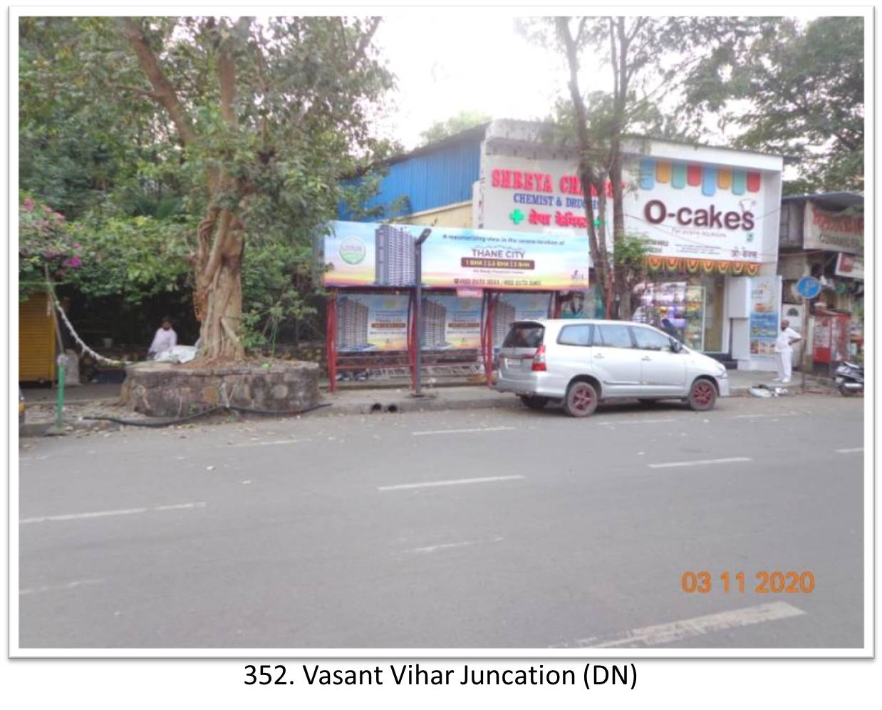 Bus Queue Shelter - - Vasant Vihar Juncation (DN),   Thane,   Mumbai,   Maharashtra