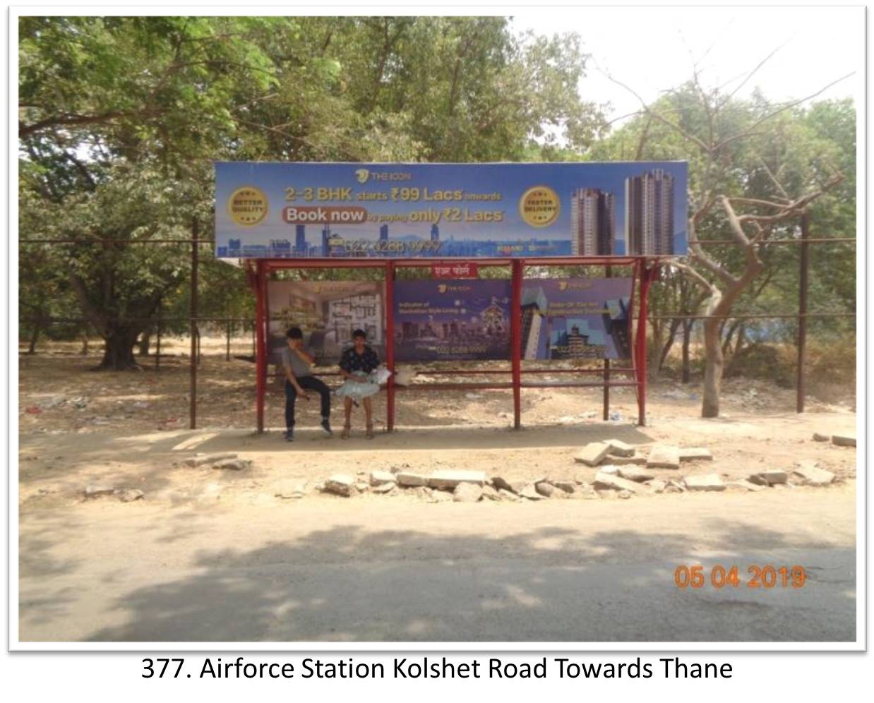 Bus Queue Shelter - - Akash Ganga NR.SVPT School Robodi,   Thane,   Mumbai,   Maharashtra