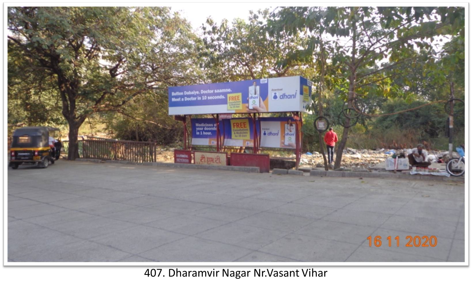 Bus Queue Shelter - - Dharamvir Nagar Nr.Vasant Vihar,   Thane,   Mumbai,   Maharashtra