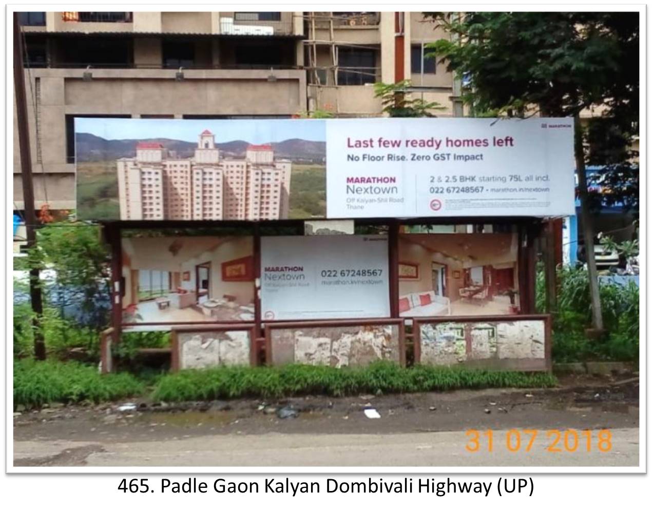 Bus Queue Shelter - - Padle Gaon Kalyan Dombivali Highway (UP),   Thane,   Mumbai,   Maharashtra