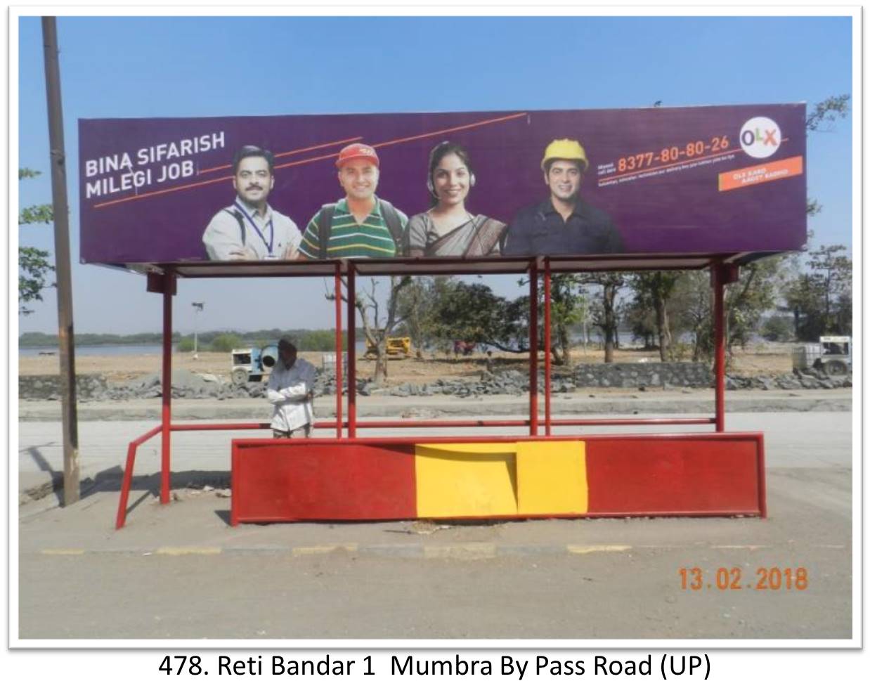 Bus Queue Shelter - - Reti Bandar 1 Mumbra By Pass Road (UP),   Thane,   Mumbai,   Maharashtra