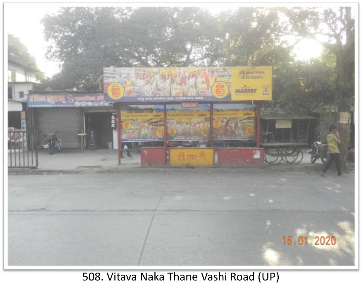 Bus Queue Shelter - - Vitava Naka Thane Vashi Road (UP),   Thane,   Mumbai,   Maharashtra