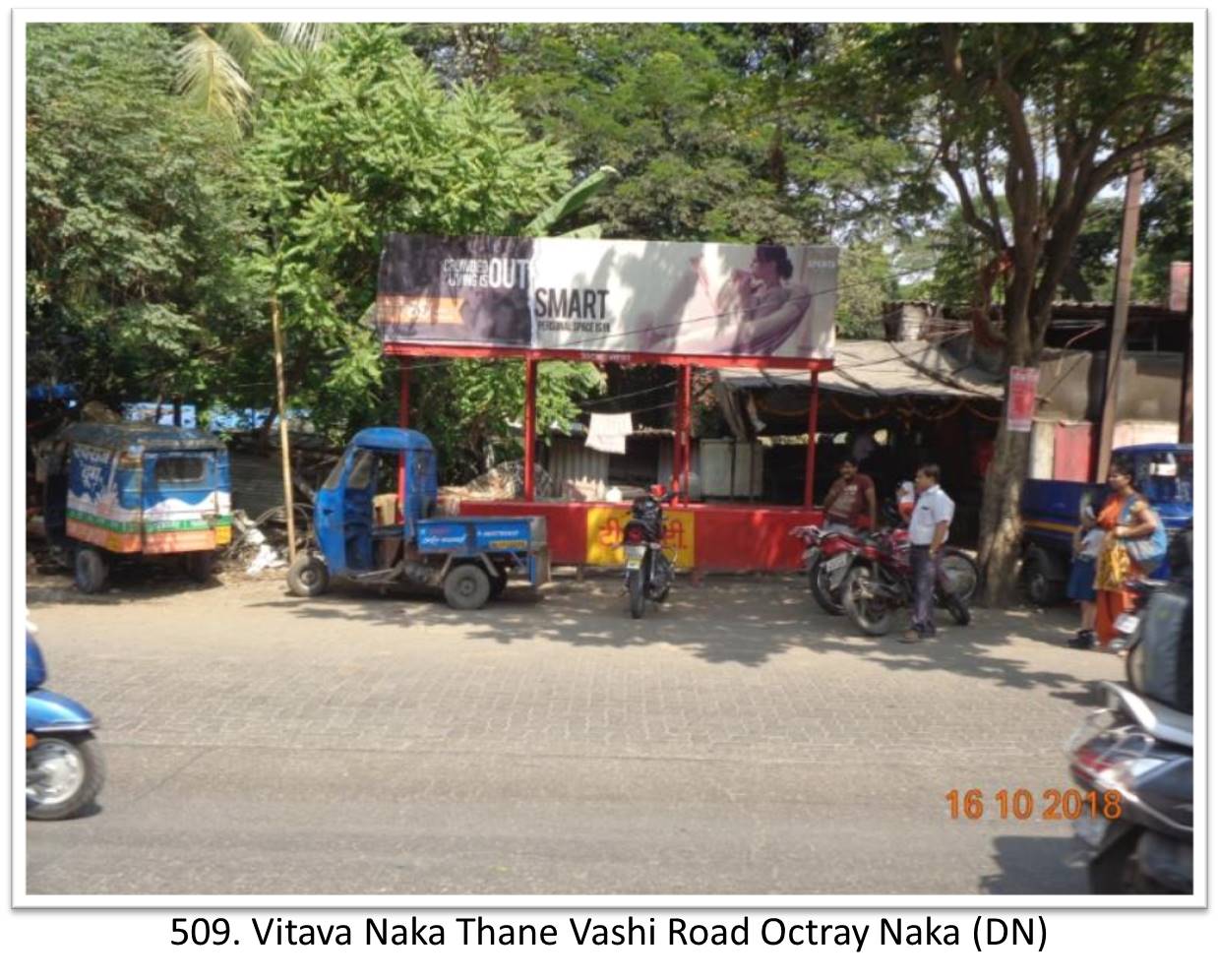 Bus Queue Shelter - - Vitava Naka Thane Vashi Road Octray Naka (DN),   Thane,   Mumbai,   Maharashtra