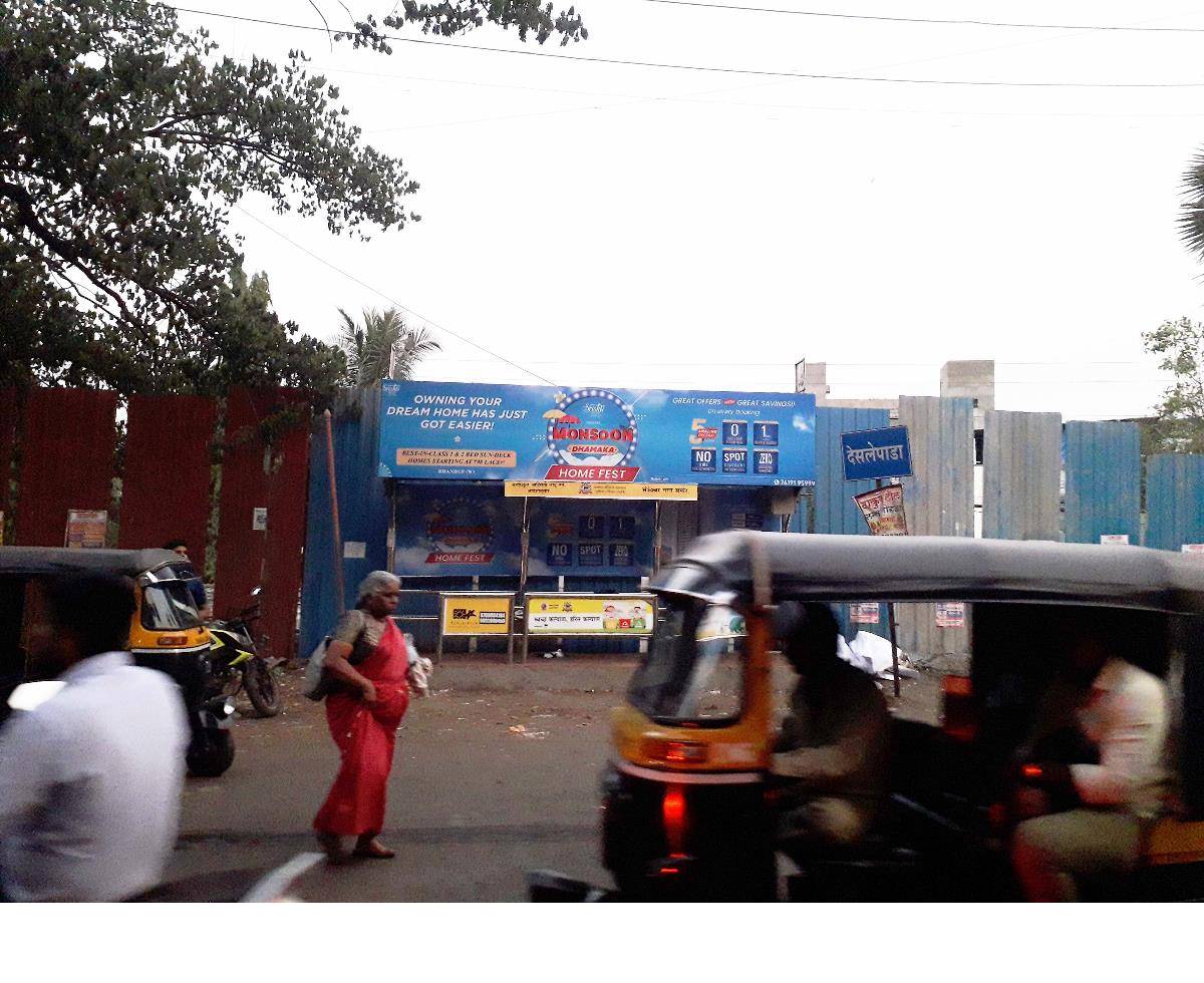 Bus Queue Shelter - Opp Sankeshwar Nagar - Sankeshwar Nr. Anand Chemical,   Dombivali,   Mumbai,   Maharashtra